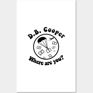 D.B. Cooper, where are you? Posters and Art